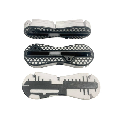 Einfach zu installierende Ruderschlitz-Finnenkästen Surfbrett-Finnenstecker 0 Grad Mittelflossenkasten + 9 Grad Seitenflossenkasten