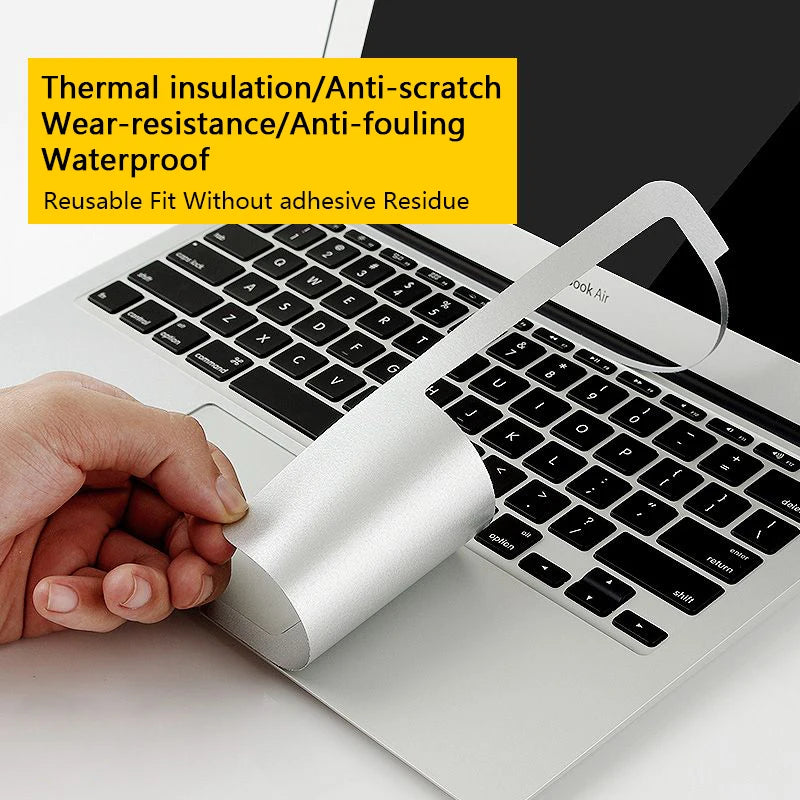 Laptop Skins Original Texture Color Schutzfolie für Macbook Skin Air 13 13,6 M2 Pro 14 16 2023 Anti Scratch Laptop Aufkleber