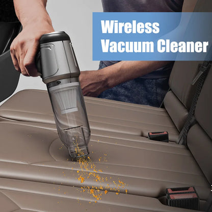 Kabelloser Handstaubsauger Air Duster Wiederaufladbarer tragbarer Mini-Autostaubsauger Wireless für Auto-Desktop-Tastatur