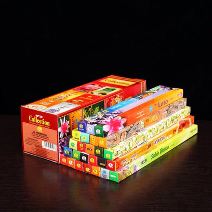 Gr tibetan 10/25 Box/Los Indien Stick Weihrauch weißer Salbei Sandelholz Royal Chandan Haushaltsmeditation saubere Luft Home Duft