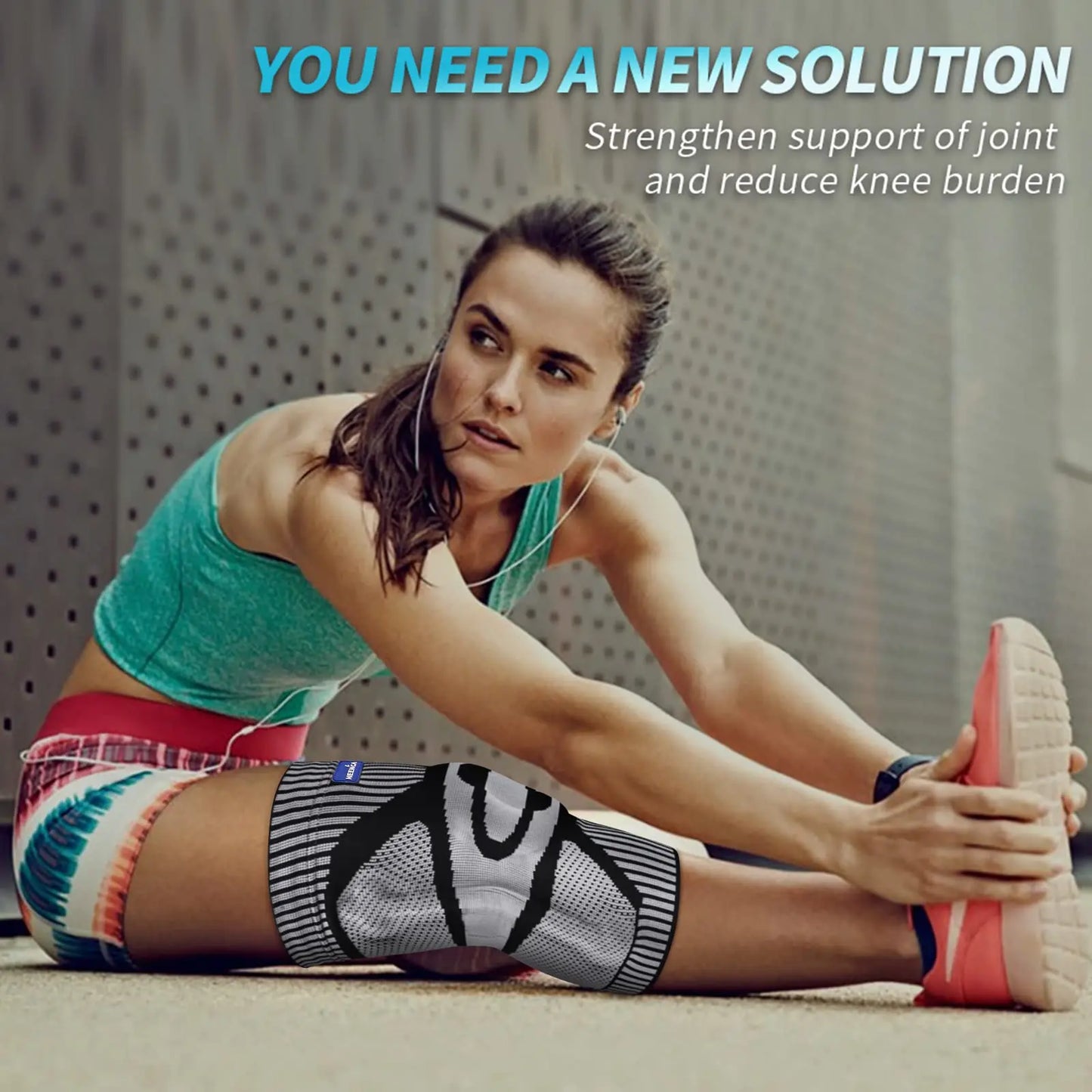 NEENCA Kniestützen, Kompressionskniestütze zur Linderung von Knieschmerzen, Meniskusriss, ACL, Arthritis, Gelenkschmerzen, Verletzung, Genesung