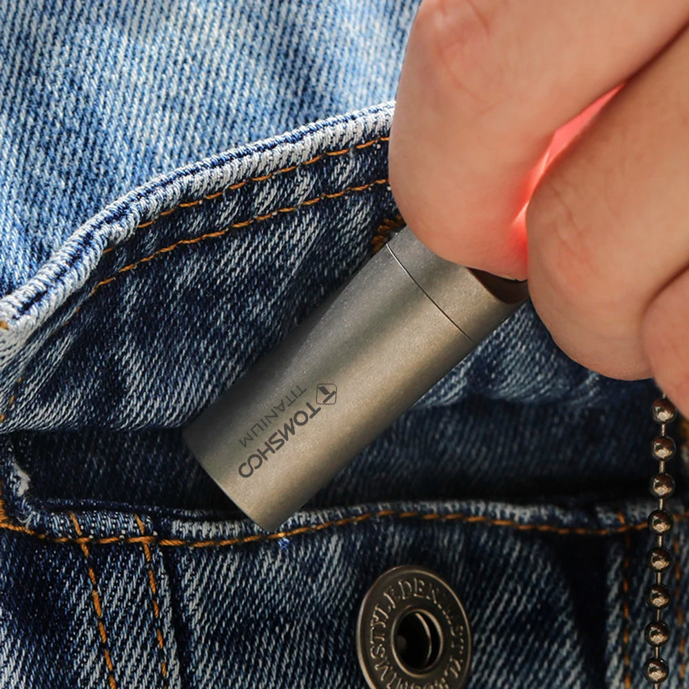 Tomshoo Titan Mini Versiegelte Wasserdichte Aufbewahrungsbox – Pillendose, Parfüm-Case, Anhänger, EDC-Werkzeuge, umweltfreundlich für Zuhause und Outdoor