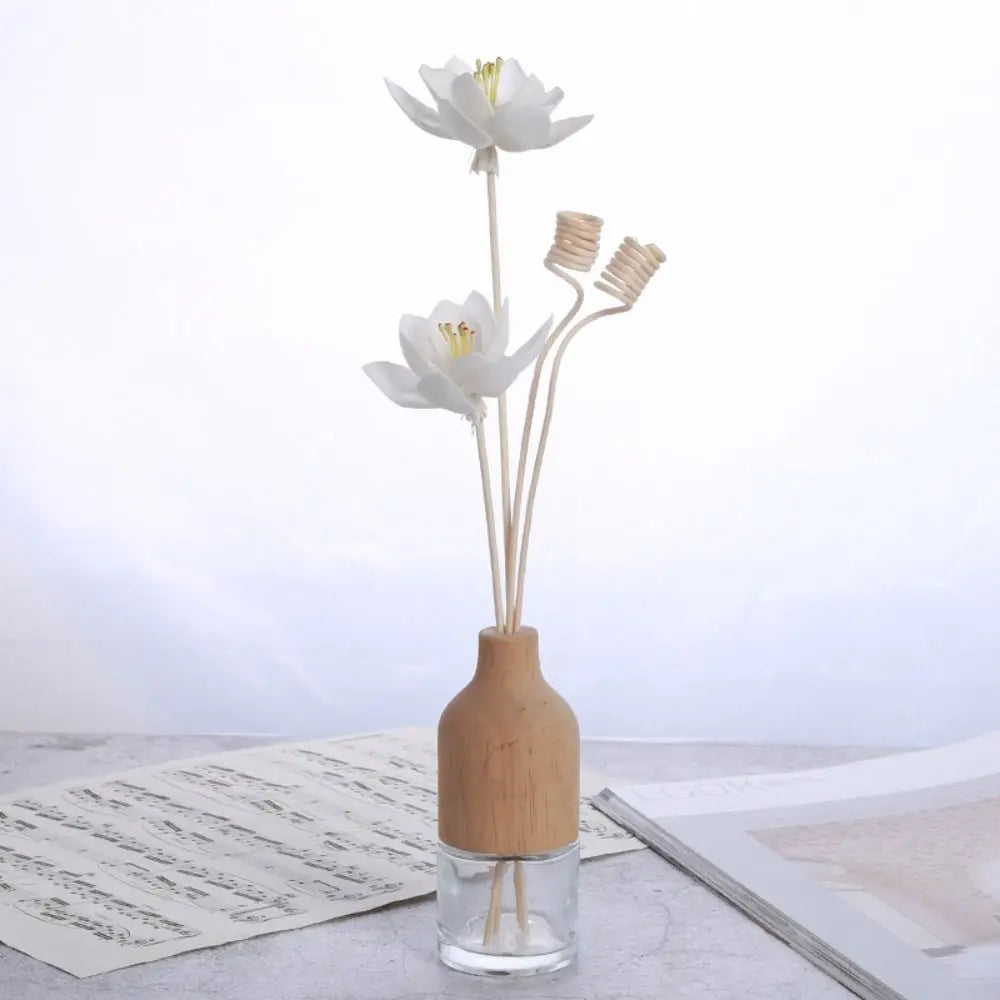 Blumenförmige Duftstäbchen zur Diffusion ohne Feuer – Ersatzsticks für Diffusoren, geeignet für Heim- und Badezimmerdekor