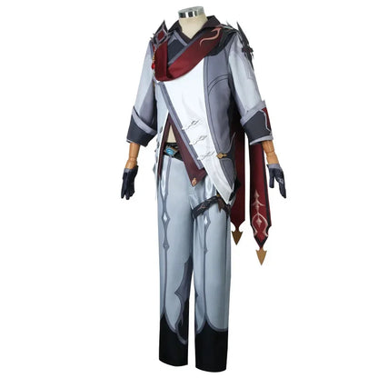Game Anime Genshin Impact Tartaglia Kostüm: Cosplay-Uniform, vollständiges Set für Halloween-Partys und Aufführungen.
