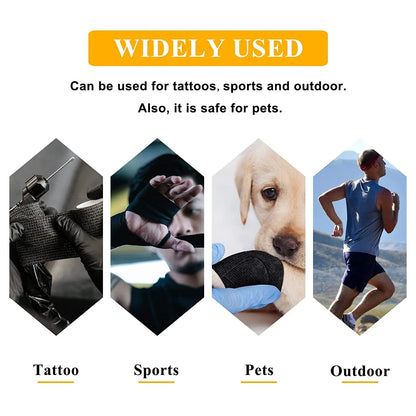 3/6/12/24/48/96pcs 2 "x 5 Yards Tattoo Grip Tape Wrap, elastische Bandage Wrap Tattoo Grip Tube Tattoo Pen Maschine, Tattoo Zubehör