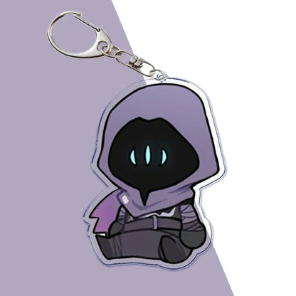 Anime Valorant Schlüsselanhänger – Schlüsselring, Süßes Cartoon PC Spiel, Beliebte Llaveros für Tasche, Anhänger, Accessoire Geschenk
