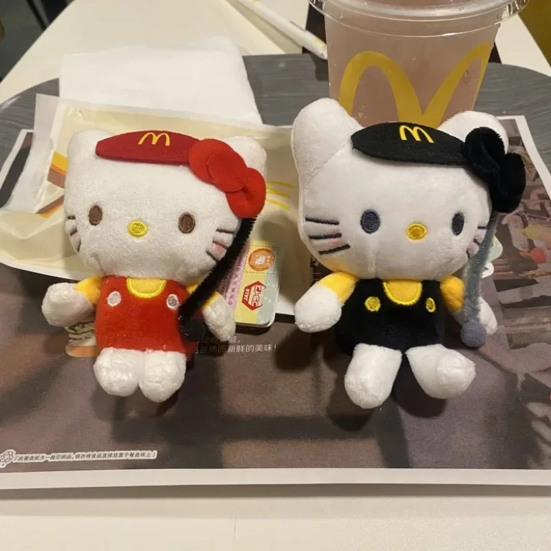 Sanrio Anime Kawaii Hello Kittys – McDonald's Revenue Officer, Cinnamoroll-Mikrofon-Plüschanhänger, Pochacco-Mädchen-Taschen-Geschenk
