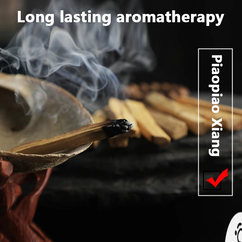 5 Teile /1 Stück Palo Santo Natürliche Räucherstäbchen Holz Räucherstäbchen Aromatherapie Verbrennung Holzstäbchen Kein Duft Zuhause Wohnzimmer