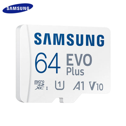 Samsung 512 GB 256 GB 128 GB A2 V30 Speicherkarte EVO Plus Micro SD Karte 64 GB A1 V10 High Speed UHS-I Klasse 10 TF Karte für Kamera