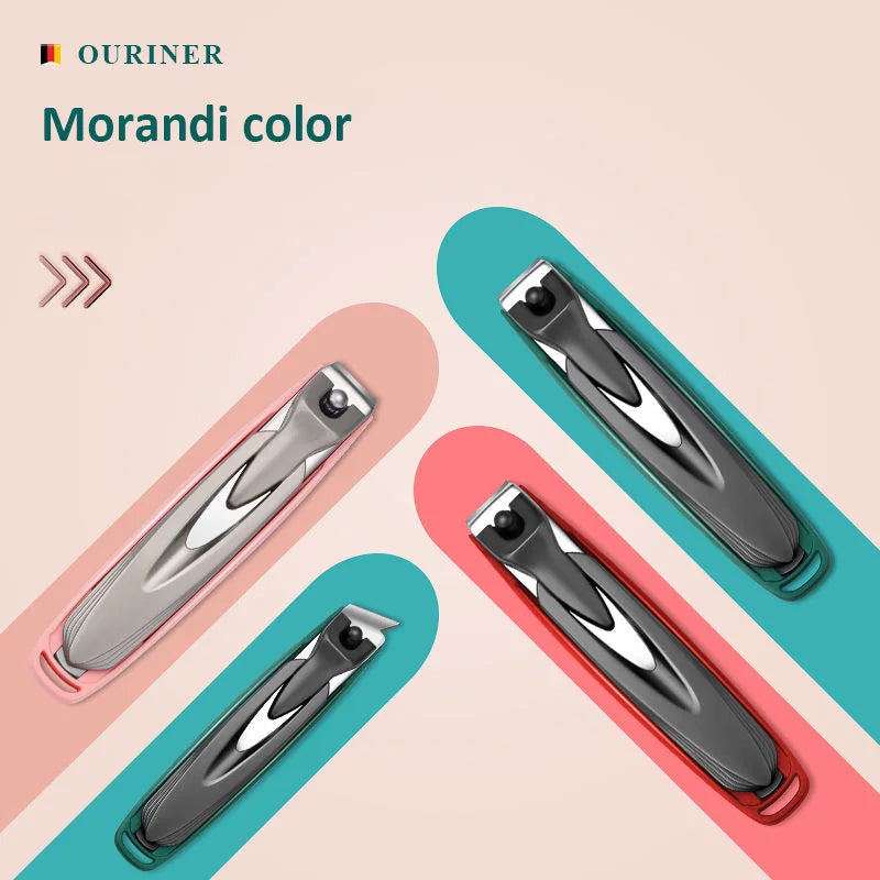 Bunte Nagelschneider Anti-Splash-Nagelschneider abtrennbares Design Fingernagel Clippers Edelstahl Maniküre Nagelwerkzeug