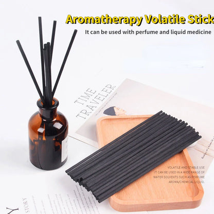 20/50pcs Faserstangen Diffusor Aromatherapie Flüchtige Stange für Spa und Büroduftduft Diffusor Home Dekoration 3mm*19 cm