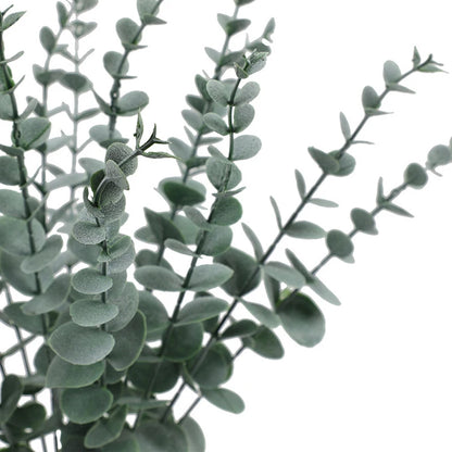 10/20 Stück Eukalyptus Künstliche Blätter Zweige, Fake Pflanzen für DIY Weihnachtskranz, Hochzeit, Neujahrsparty, Tisch- und Heimdekoration