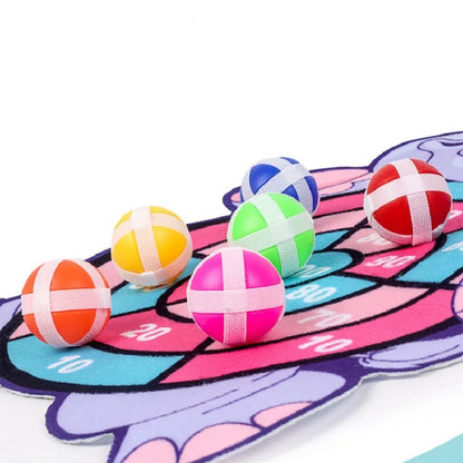 Montessori-Dart-Board-Target-Sportspiel-Spielzeug-für-Kinder-4-bis-6-Jahre-Outdoor-Spielzeug-Kind-Indoor-Mädchen-Sticky-Ball-Jungen-Geschenk
