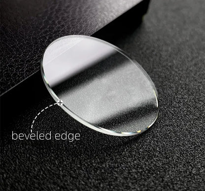 2,0 mm Dicke beidseitig flache Saphiruhr Kristall Transparentes rundes Glas 30 mm-39,5 mm Durchmesser YZC2356