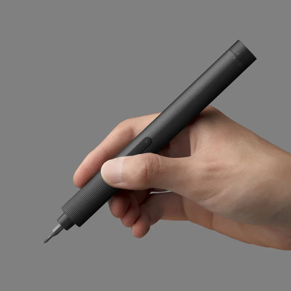 Xiaomi Mijia Elektrisches Präzisionsschraubendreher-Kit 2 Gang Drehmoment 400 Schraube 1 Typ-C wiederaufladbare magnetische Aluminium-Gehäusebox
