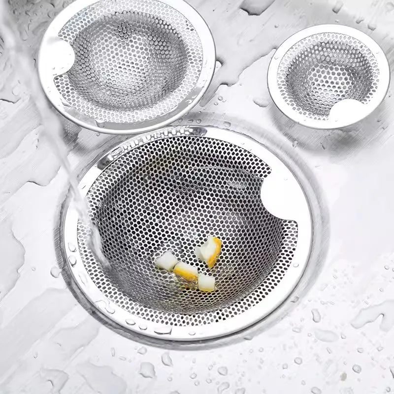 Edelstahl Küchenspüle Filter Mesh Anti-Blockierung Badezimmer Waschbecken Sieb Abfluss Loch Haarfänger Filterstecker Abfallsieb