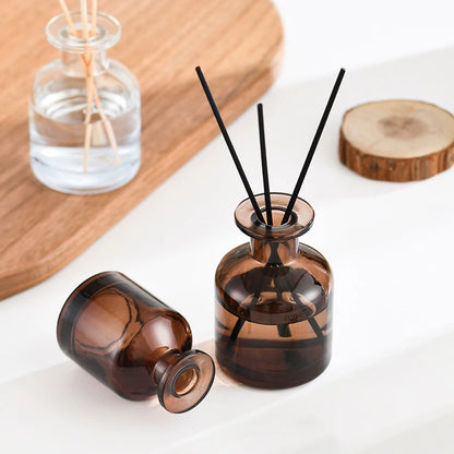 50ml Raumduft Diffusor Flasche Glas Aromatherapie Flasche Diffusoren Sticks Big Belly Flasche Schilf Diffusor Essential Flasche