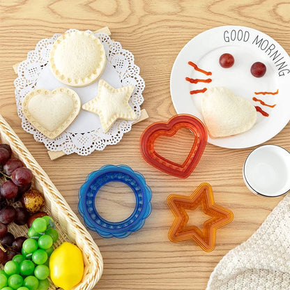 LMETJMA Sandwich Cutter und Sealer Uncrustable Brot Sandwich Maker Decruster für Kinder Lunchbox Bento Box KC0445