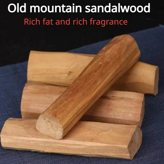 Alter Berg Sandelholz Blockmaterial Natürliche Wild Afrikanisches Sandelholz Luftreinigung Geschnitzte Buddha Perlen Aromatherapie Material