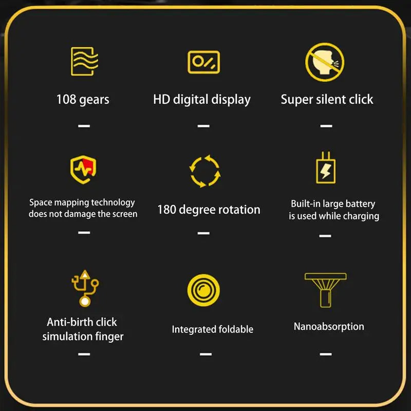 Digital Auto Bildschirm Clicker für Smartphone -Apps Video Live Streaming Gadget Smartphone -Spielbildschirm Touch Tripods Tapper