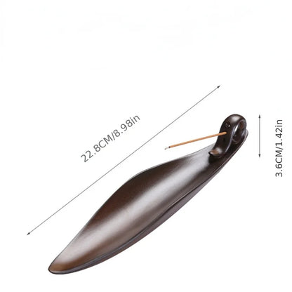 1pc, Handicrafts Zen Yoga Home Decor Weihese Stick Holder Erstellen Sie eine entspannende Aromatherapie -Atmosphäre in Ihrem Zuhause ohne Weihrauch