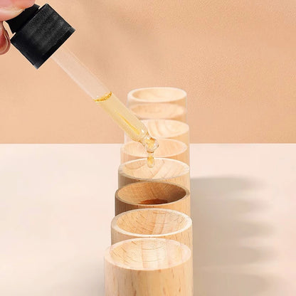 5pcs / 10pcs Holz Diffusor für ätherische Öle, tragbarer Aromatherapie-Holz-Auto-Diffusor, Home Indoor Round Zylinder Duft Spreader