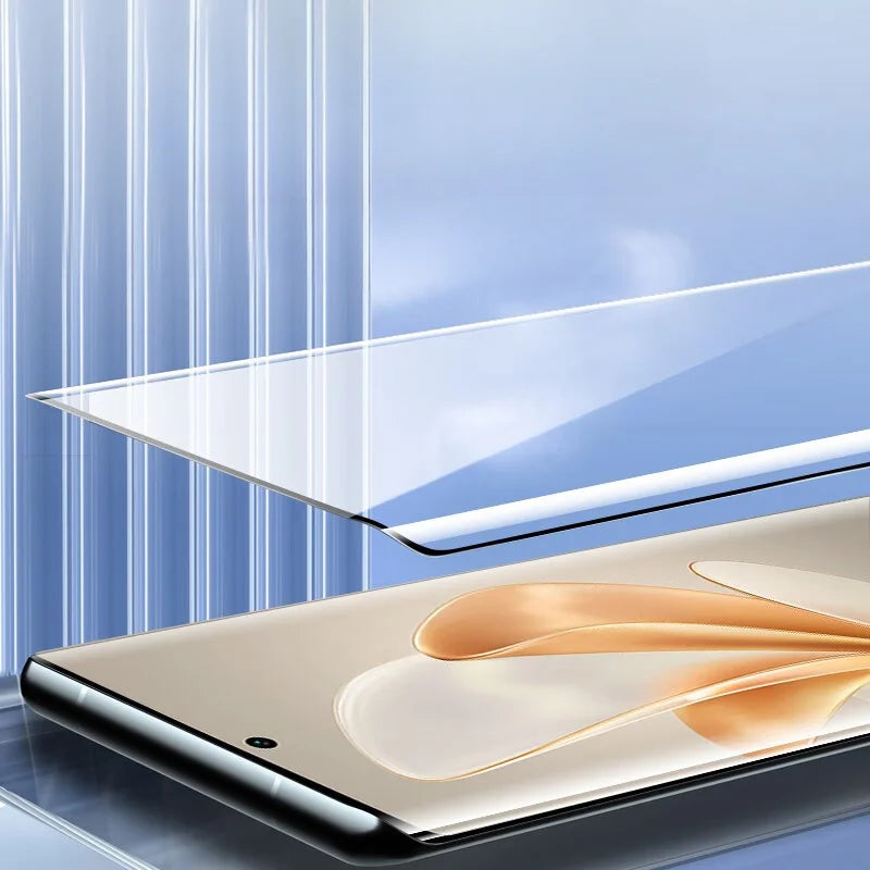 3D Gebogenes Original Panzerglas – Displayschutz für VIVO S17, V25, V27 Pro, S17e, V25 Pro, V27 Pro, Vollflächige Schutzfolie