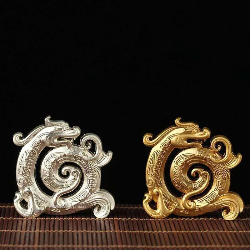 Mini Metall Gold Drache Räucherstäbchen Brenner 1 Stück Kreativer Drache Räucherstäbchen Halter Sandelholz Räuchergefäß Home Office Dekor