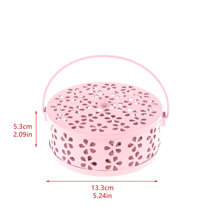 Tragbarer Moskito-Spulenschalenhalter Home Insekt Repellent Anti-Fire Sandalwood Weihrauch Brenner Box Anti-Moskito-Lieferungen