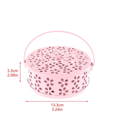 Tragbarer Moskito-Spulenschalenhalter Home Insekt Repellent Anti-Fire Sandalwood Weihrauch Brenner Box Anti-Moskito-Lieferungen