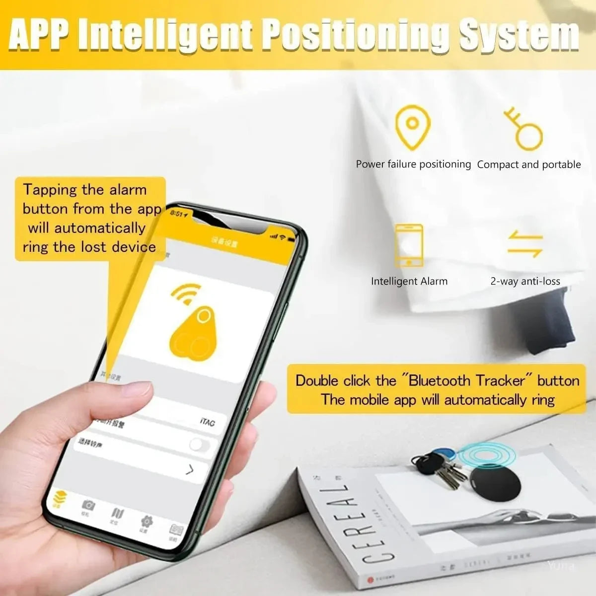 Xiaomi Mini GPS Tracker Locator Smart Finder Kinder Haustier Brieftasche Positionierung Tracker Anti-verloren Gerät Bluetooth 4,0 GPS Tracker