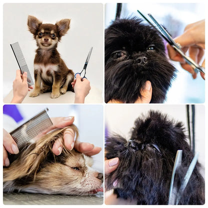 5-teiliges Set-Edelstahl-Haustier-Hundepflege-Schere-Anzug-Friseur-Schere-für-Hunde-professionelle-Tier-Friseur-Schneidwerkzeuge