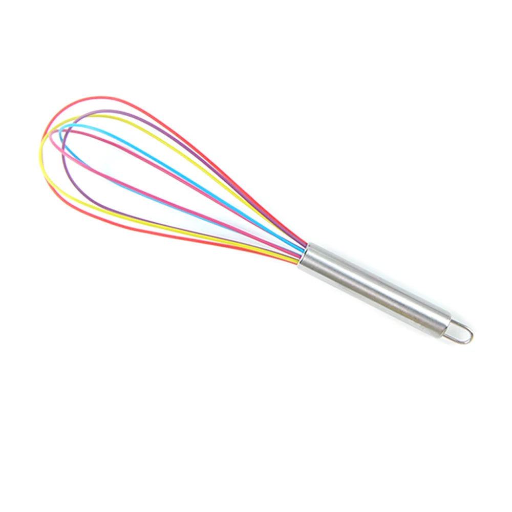 Küche Premium Silikon Schneebesen mit hitzebeständigem antihaftbeschichtetem Silikonbesen Kochen Küchenzubehör Gadgets Schneebesen Eierschneebesen Backen