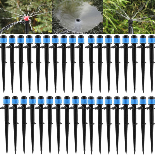 Bewässerungstropfer – Einstellbare 360° Mikro-Sprühdüse, Tropf-Emitter, Bewässerungssprinkler für Gartenpflanzen