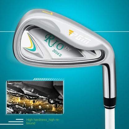 PGM RIO Frauen 4pcs Golf Club Set mit Golftasche Carbon 1/7/S/PT Eisen Holz Driver Putting Sand Anfänger Training LTG014