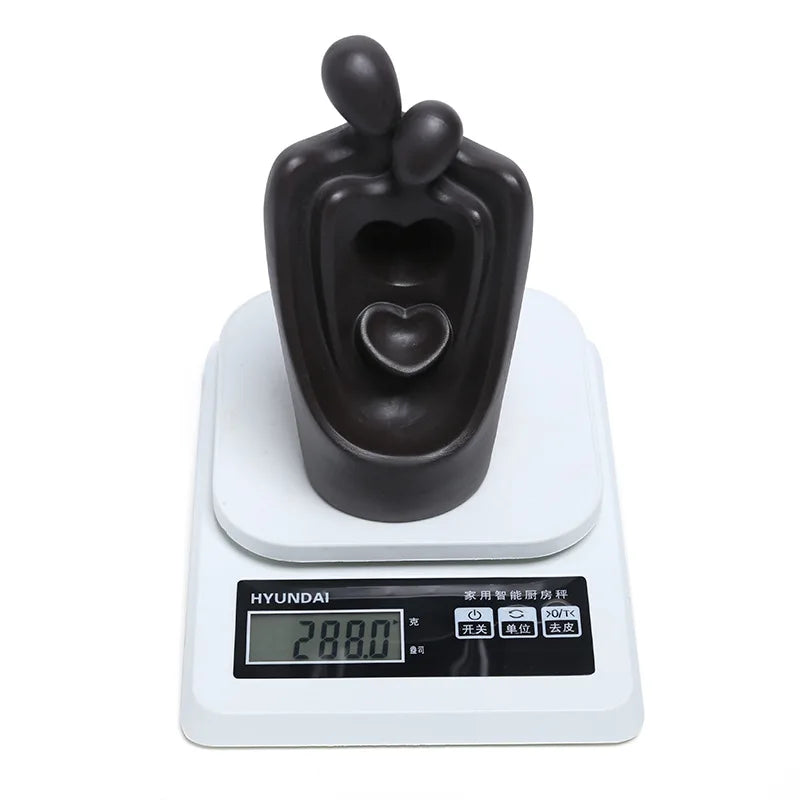 1PC, Liebhaberpaar Keramik Sandelholz Backflow Weihrauch Brenner, Wohnungskultur Wasserfall Weihrauch Brenner Valentinstag Geschenk