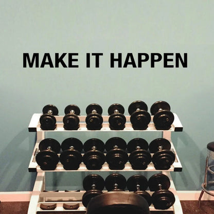 1 stück Fitness Aufkleber Gym Dekoration Diy Vinyl Selbstklebende Kunst Aufkleber für Fitnessräume Dekor Gym Aufkleber Wandtattoo Tapete