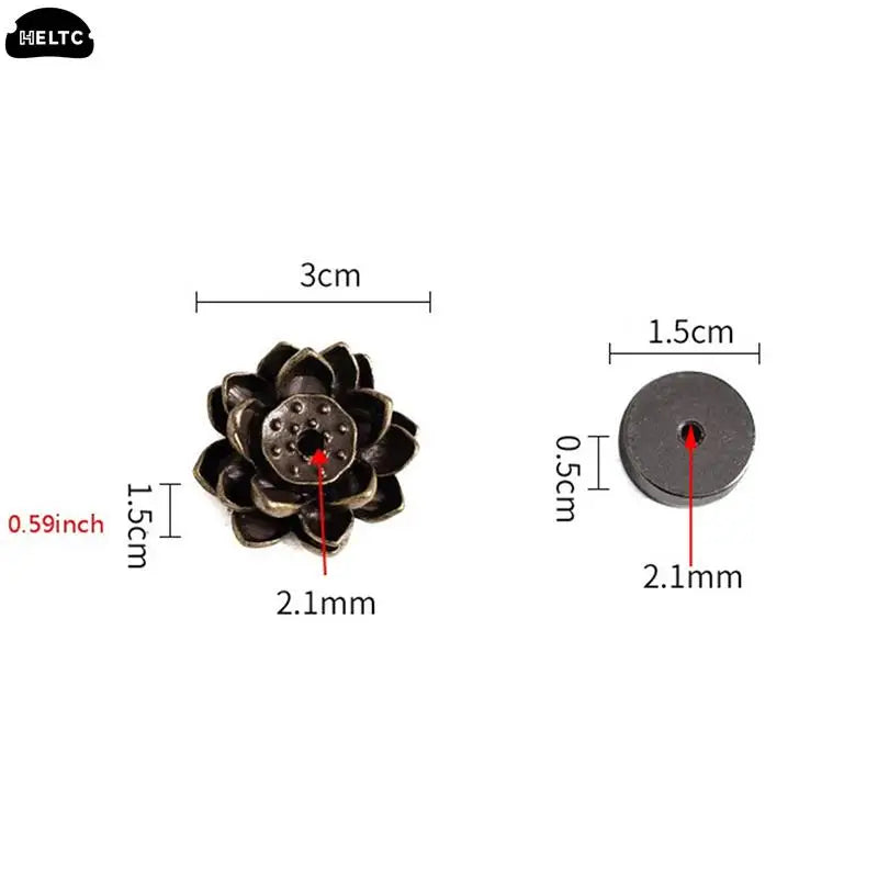 Mini Affe Räuchergefäß Stick Halter Buddhismus Lotus Linie Räucherstäbchen Platte Sandelholz Spule Basis Tempel Yoga Studios Home Decorat