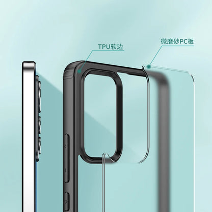 Für Xiaomi 12 Lite Case Schockdichte mattes transparentes PC+TPU-Fall für Xiaomi 12T Pro Anti-Scratch Lightweight Clear Case