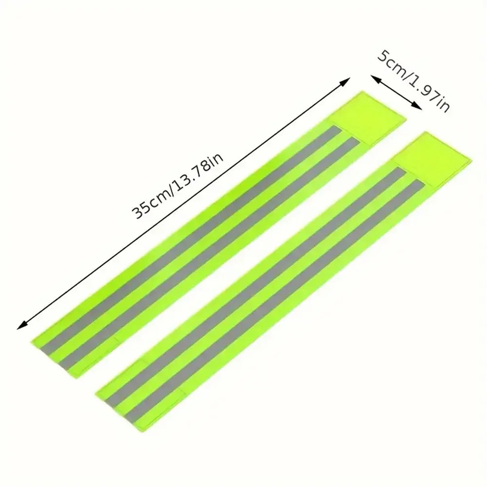 Reflektierende Bänder für Handgelenk, Arm, Knöchel, Bein, hohe Sichtbarkeit reflektieren Gurte für Nacht, Gehen, Radfahren, Laufen, Sicherheitsreflektorband