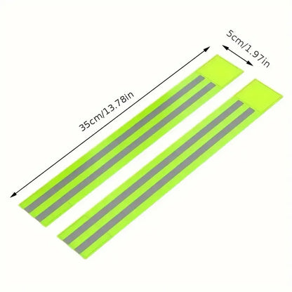 Reflektierende Bänder für Handgelenk, Arm, Knöchel, Bein, hohe Sichtbarkeit reflektieren Gurte für Nacht, Gehen, Radfahren, Laufen, Sicherheitsreflektorband