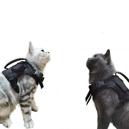 Tactical-Cat-Harness-Small-Dog-Collar-Adjustable-600D-Nylon-Pet-Traction-Kitten-Escape-Proof-Cat-Weste-Pet-Cat-Harness-Gürtel