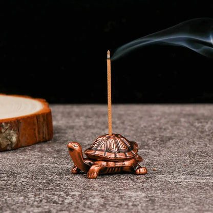 Retro Tier Skulptur Messing Frosch Schnecke Schildkröte Form Weihrauchfass Zen Meditieren Stab Halter Brenner Ständer Weihrauch Holde Wohnkultur