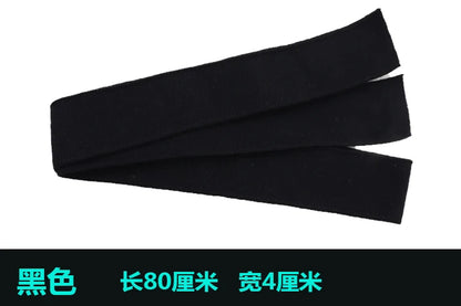 4 * 80CM High Stretch Strickrippe Baumwollstoff T-Shirt Ausschnitt elastische Kragenmanschetten Trim für Kleidung Zubehör Stoff