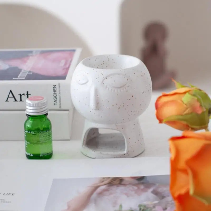 Keramik Aromatherapie ätherische Ölbrenner kreativer Cartoon Aromatherapie Brenner Kerze Weihrauch Brennende Wohnkultur Weihnachtsgeschenke