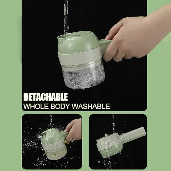 4-in-1 Kabelloser Handgemüseschneider