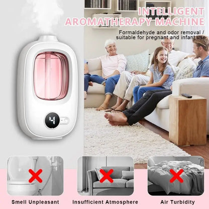 Automatisches Aromatherapie-Gerät Toilette Zuhause Lufterfrischer Aromatherapie-Maschine Diffusor für ätherische Öle Wiederaufladbarer Luftbefeuchter