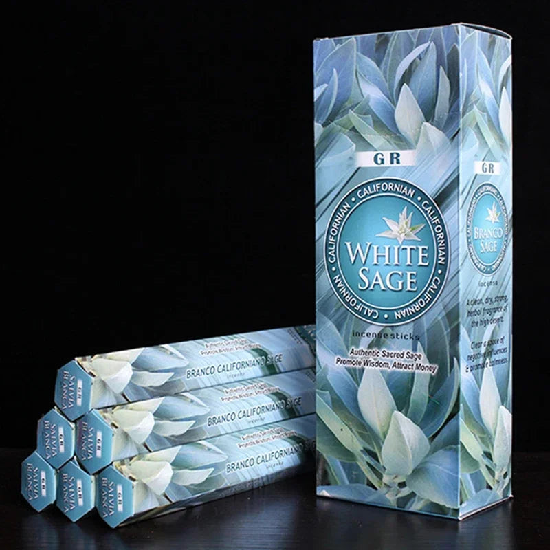 Duft 110pcs weißer Salbei Lavendel -Weihrauchstangen Palo Santo Düfte für heimische Sandelholz indischen Weihrauch Jasmine Heimatduft
