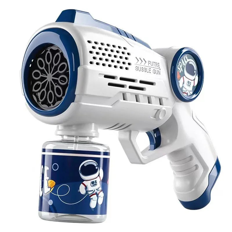 Astronauten-elektrische-automatische-Lichtblasenmaschine-Blasenpistole-Sommer-Strandbad-Outdoor-Spiel-Fantasy-Spielzeug-für-Kinder-Kindergeschenk