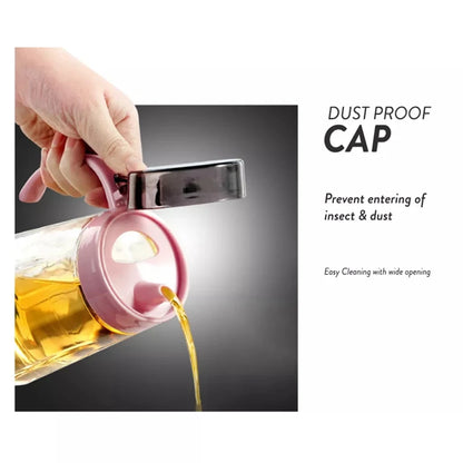 700 ml Küche Glas Speiseöl Glas Sauce Flaschenspender für Öl und Essig Honig Olivenöl Behälter